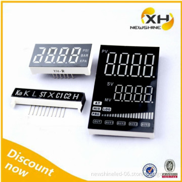 NEWSHINE Red Green Blue Orange White Color LED Panel Mount 7 Segment Display
